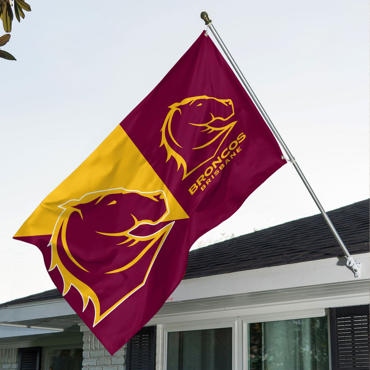 Brisbane Broncos 3D Double-side House Flag