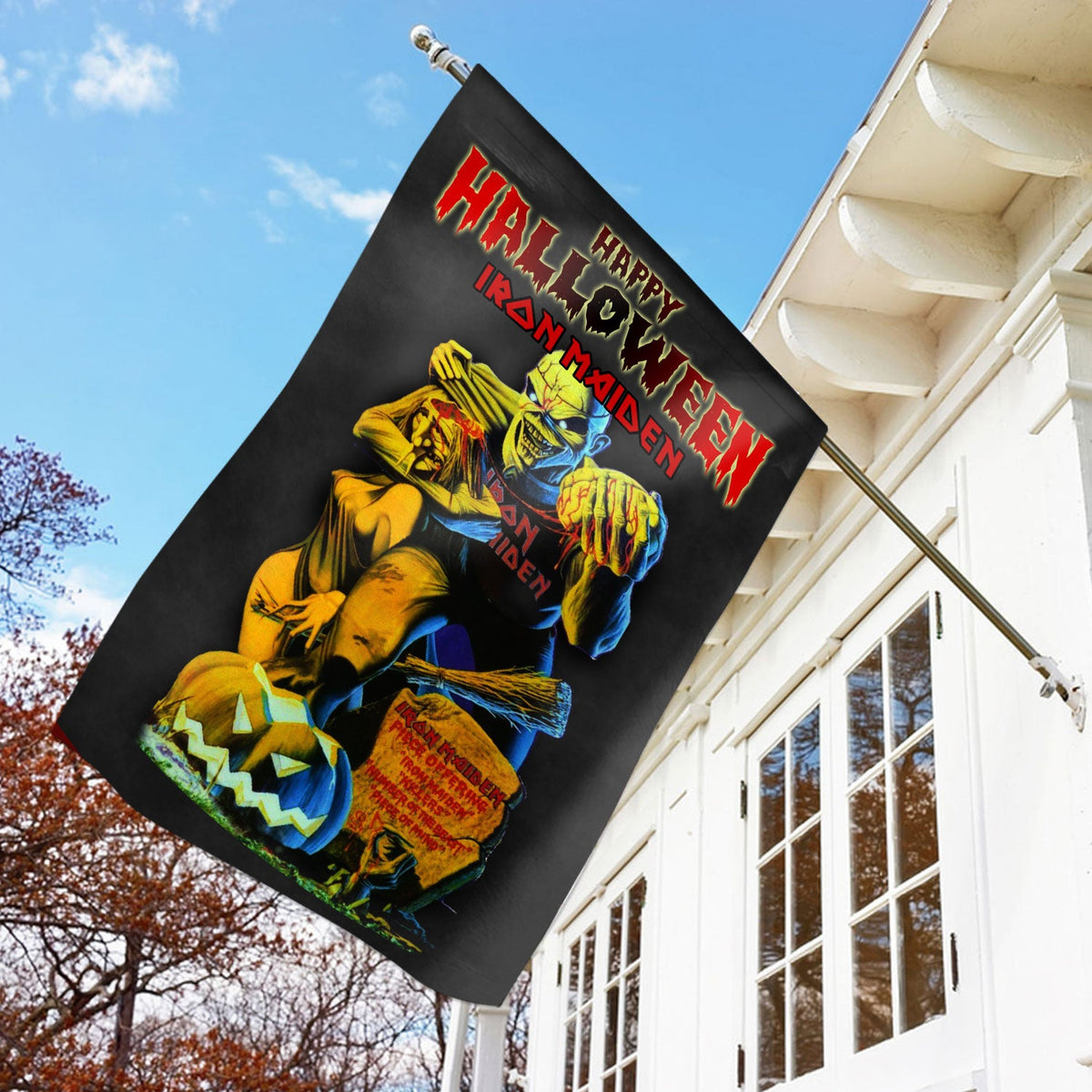 Iron Maiden 3D Double-side House Flag