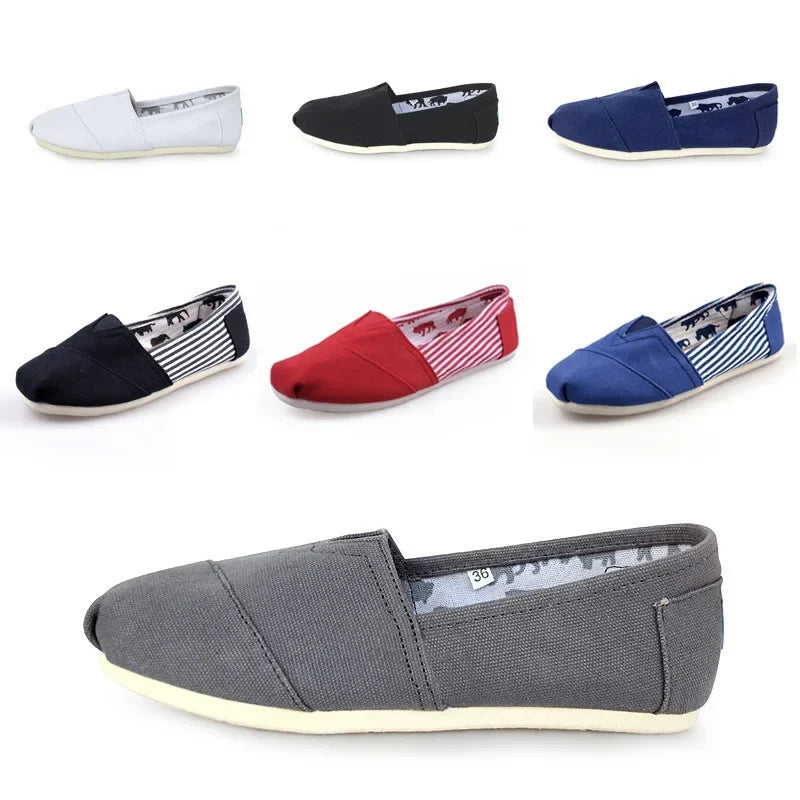 Spring/Summer New Simple Hemp Shoes – Hard Bottom Casual Slip-On Lazy Shoes, One-Step Comfort, Made in China Mainland