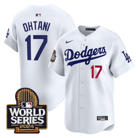 Men's Dodgers 2024 World Series Vapor Premier Limited Jersey - All Stitched