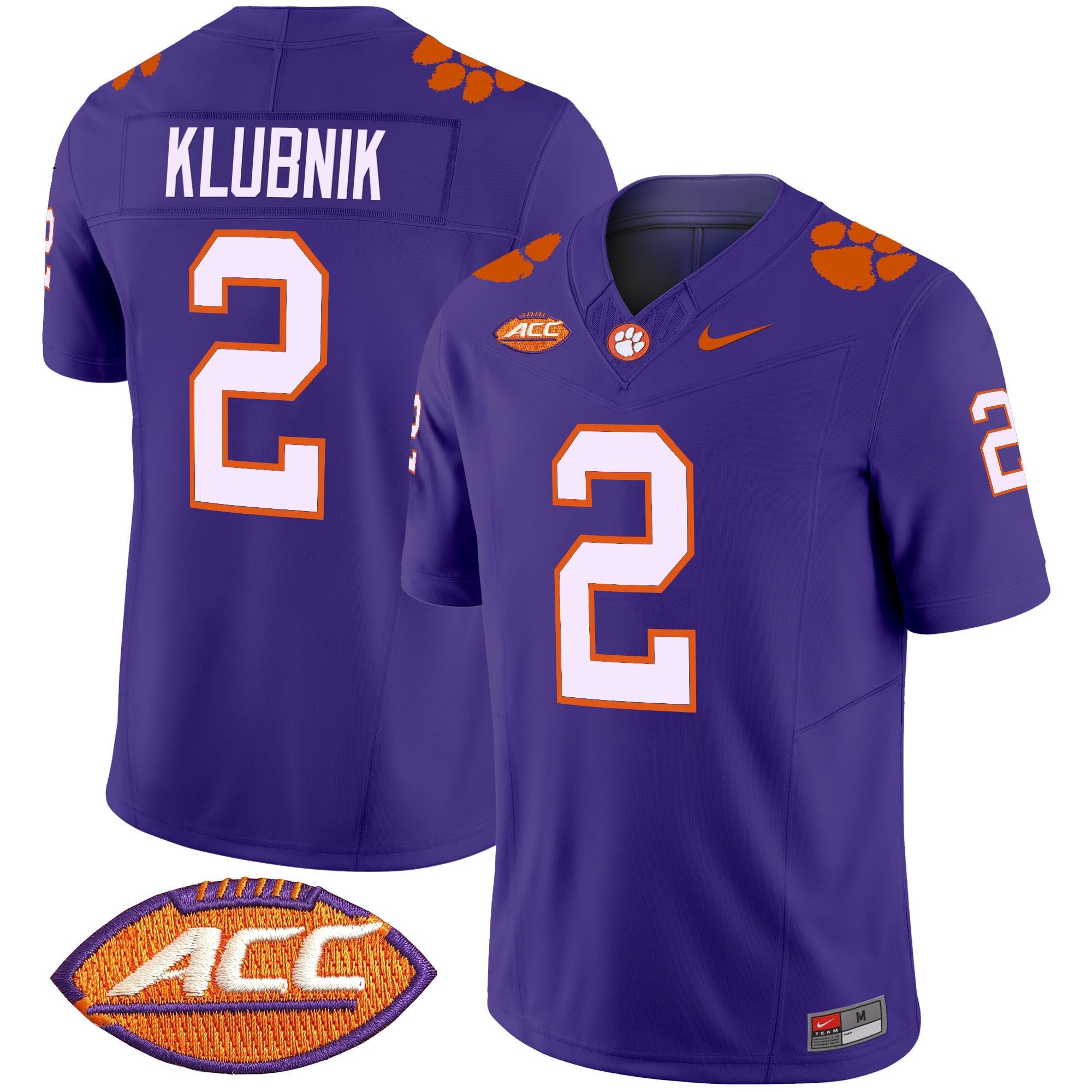 Men's Clemson Tigers 2025 Vapor Limited Jersey - All Stitched