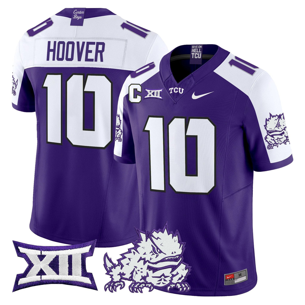 TCU Horned Frogs 2025 Vapor Limited Jersey - All stitched